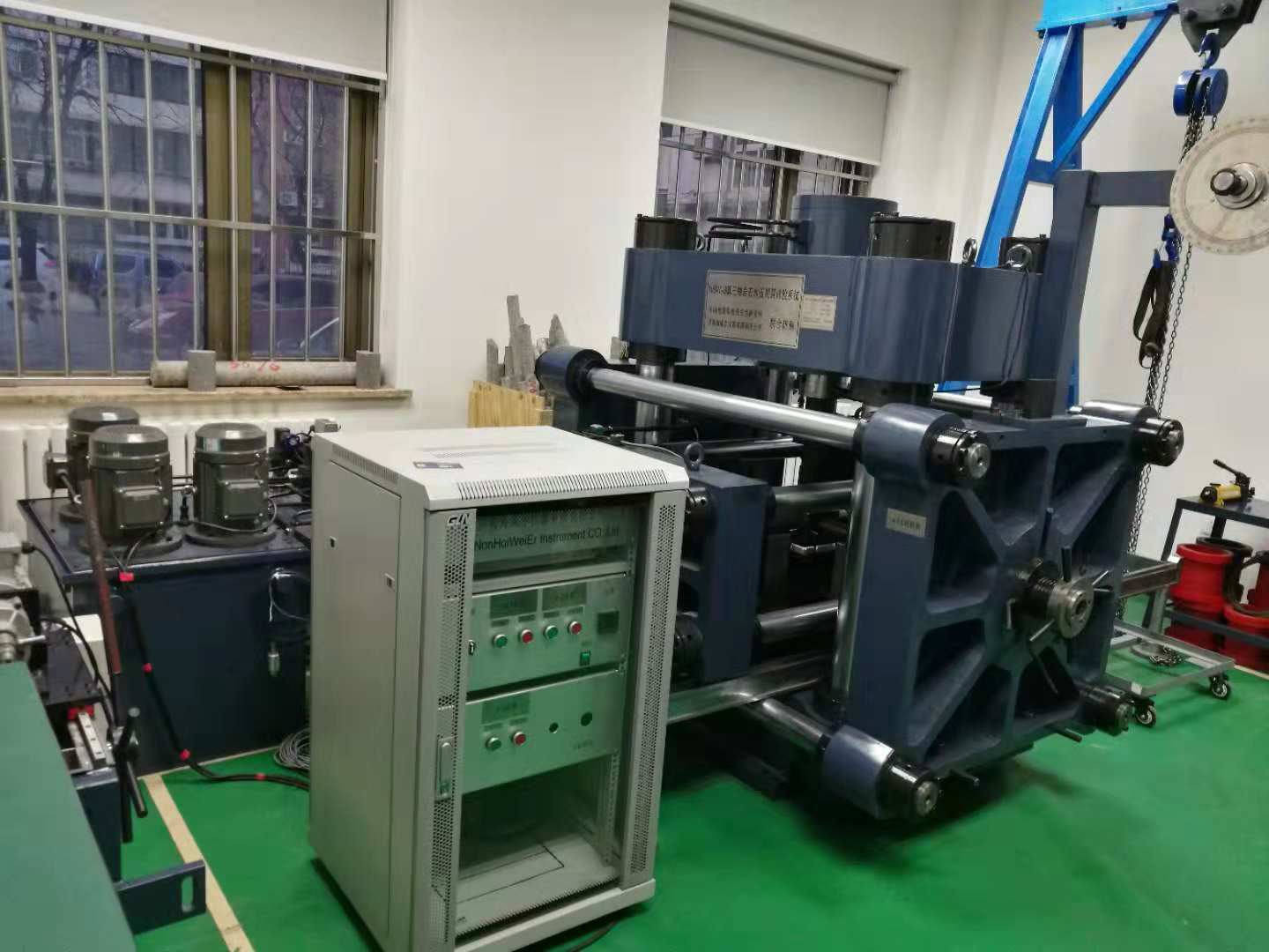 【湖北】湖北一工程检测公司购买电液伺服万能试验机、压力试验机