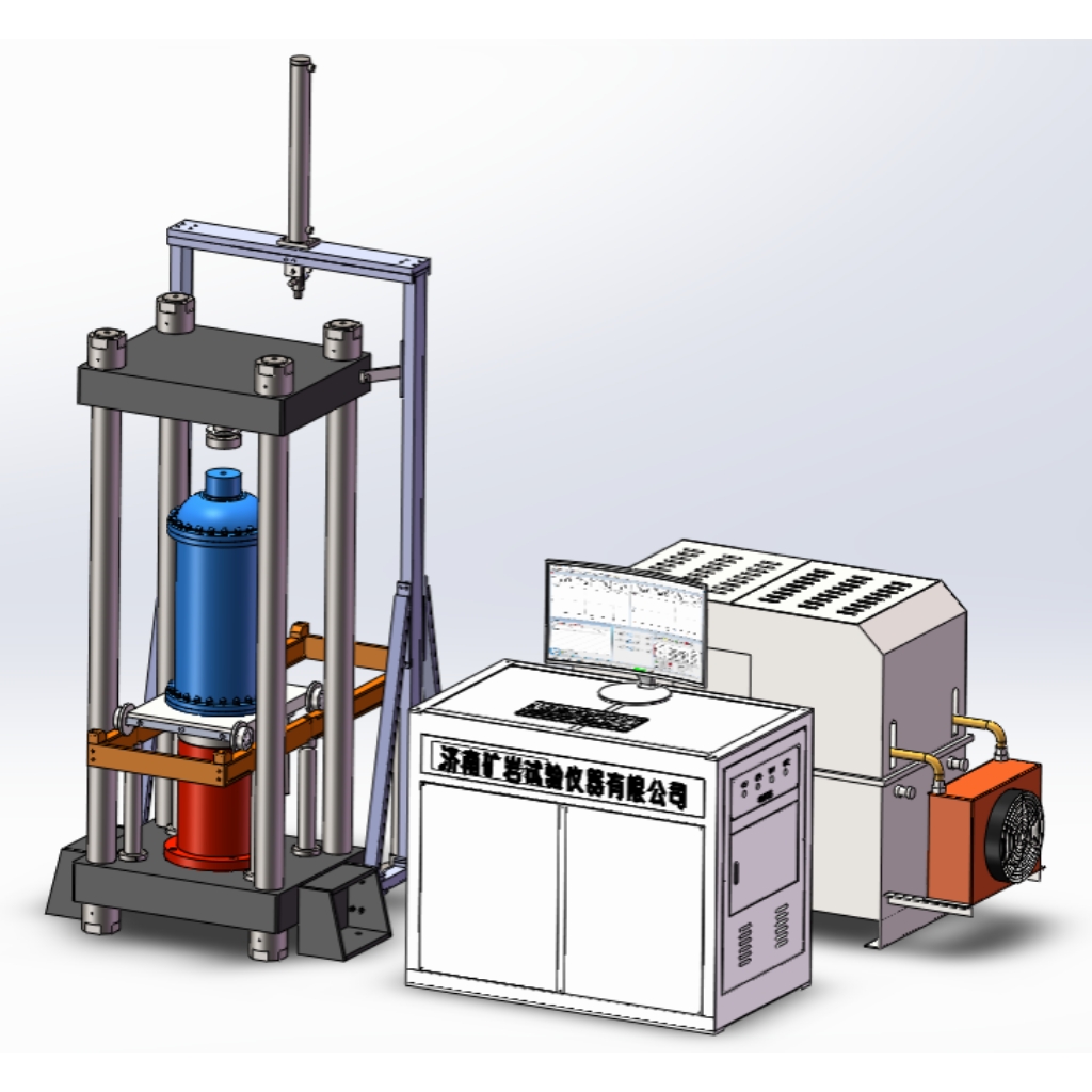 电液伺服岩石多场耦合动静三轴试验设备